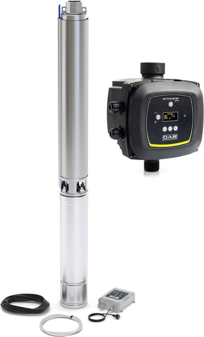 DAB S4 3/13 KIT - Bronpomp - Dieptepomp - Geschikt voor langdurige beregening - Geschikt voor smalle bronnen + Active Driver Plus M/M 1.1