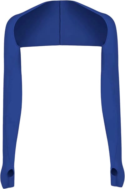 Ultradunne Armmouwen Dames & Heren – Lange Ademende Anti-UV Zonbescherming voor Fietsen, Hardlopen en Buitensport - Blauw