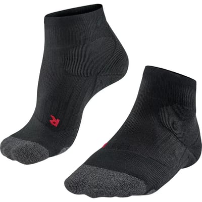 FALKE PL2 Short anti-blaar katoen functioneel materiaal paddelsokken heren zwart - maat 42-43