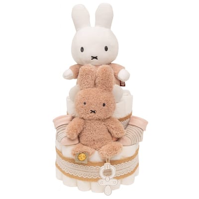 Little Dutch - Luiertaart met Nijntje – kraamcadeau in neutrale tinten