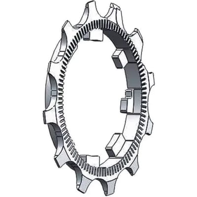 Miche Tandwiel Met Borst 12t Campagnolo 9/10sp Zilver