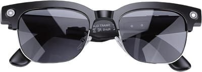 Tosuny AI Smart Sunglasses, Bluetooth 5.3 WiFi 8MP Camera 1080P Video Real-time Translation Glasses for Travel Business Study
