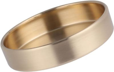 Opbergbakje Rond - Sieraden Schaal - Decoratief Gebruik - Gemaakt van Messing - 10x10x2.2cm - Goudkleurig