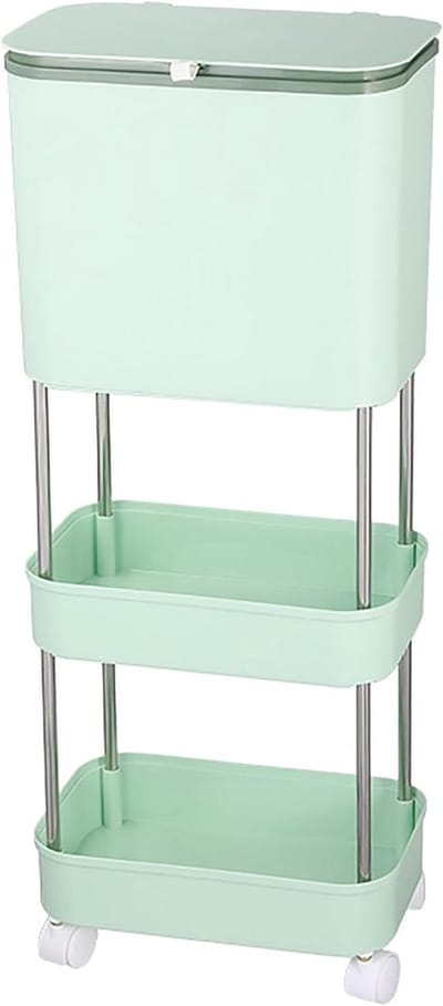 Keuken Compostbak - Keukenafvalbak GFT - Voedselafval Verwerken - Geurblokkering Actief Koolfilter - 1900 Gram - Groen