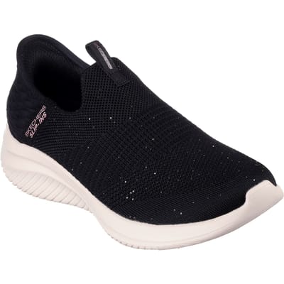 Skechers Ultra Flex 3.0-Shiny Night Dames Instappers - Zwart/Goud - Maat 38