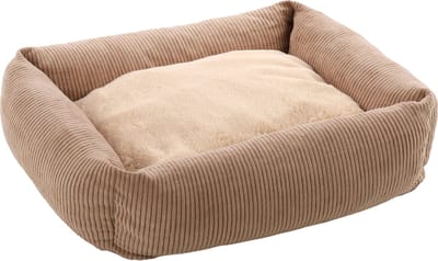 FLAMINGO Hondenmand met rits Colette rechthoekig 50 cm taupe