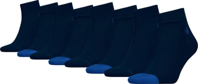 SOKKEN 8 PACK Scotch & Soda kwartsokken voor heren in een verpakking van 8 stuks