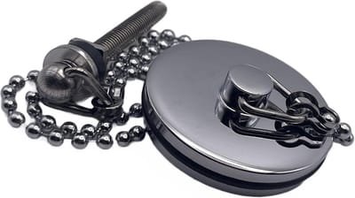 Universele Wastafel Stop Universele Badkamer & Keuken Plug met Ketting en Houder (38mm / 45mm Opties)