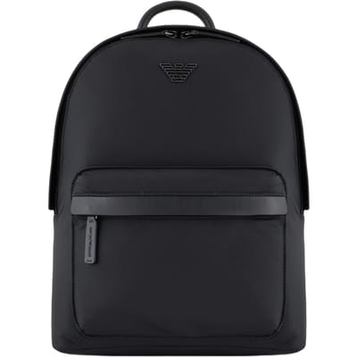 Emporio Armani Sac à dos en nylon avec logo Sacs à dos pour hommes Noir EM001804AF13454UC001 Basic Set (Bag+Dust Bag) black
