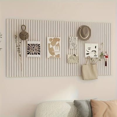 Groot prikbord, decoratief vilten prikbord 60 x 40 cm, opvouwbaar fotodisplaybord, visionboard voor school, thuis, keuken, kantoor, muren, wit