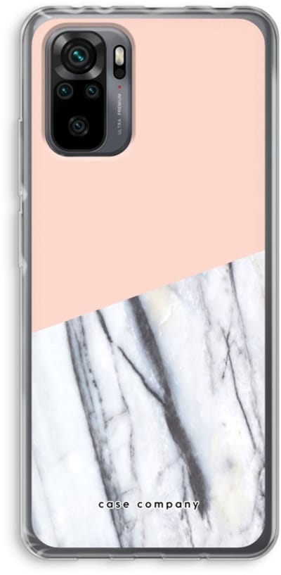 Case Company® - Hoesje geschikt voor Xiaomi Redmi Note 10 Pro hoesje - A touch of peach - Soft Cover Telefoonhoesje - Bescherming aan alle Kanten en Schermrand