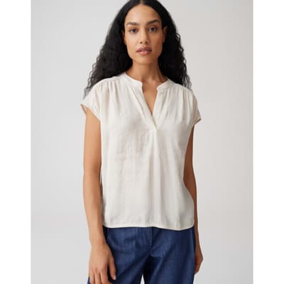 Blouseshirt van modalmix model 'Sawoko'