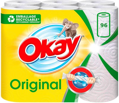 Okay Keukenrol 96 rollen - Keukenpapier - Voordeelverpakking