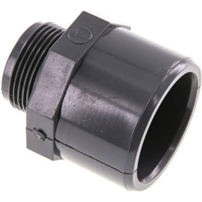 PVC Fitting Vrouwelijke Lijmmof 50x63mm x Buitendraad G 1 1/4'' [2 Stuks]