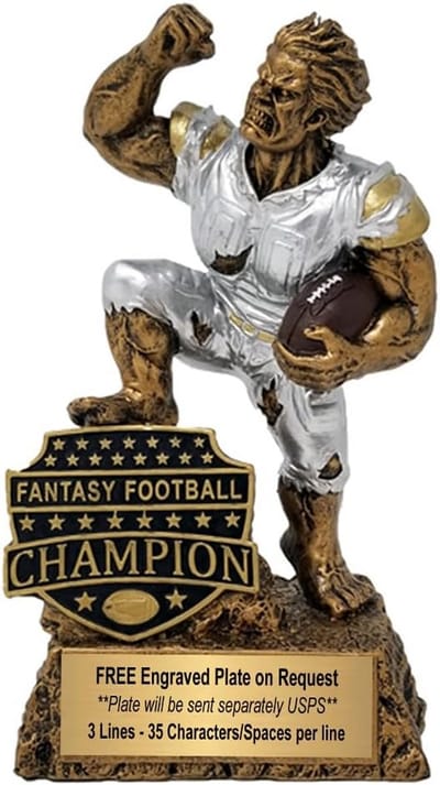 Fantasy Football Kampioen Trofee Monster Award - 6.5 Inch Finale Winnaar Beker