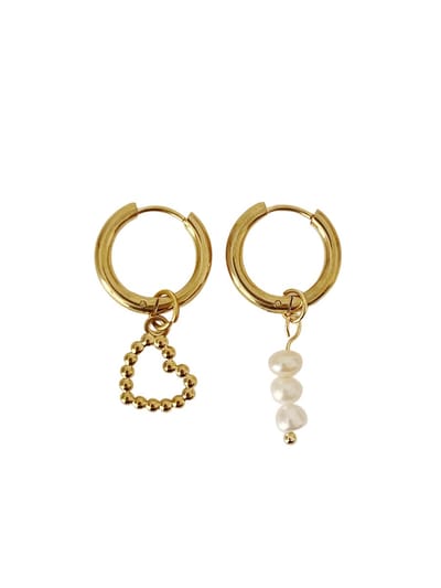 Cliste Couture - Parel Amour Ear Party Oorbellen Set - Sieraden - Oorbellen Dames - Verguld - Oorbellen