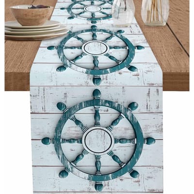 Vintage Roer Kust Linnen Tafel Runner Commode Sjaals Tafel Decoratie Herbruikbaar Keuken Eettafel Runner Feestdecoratie 150x33cm