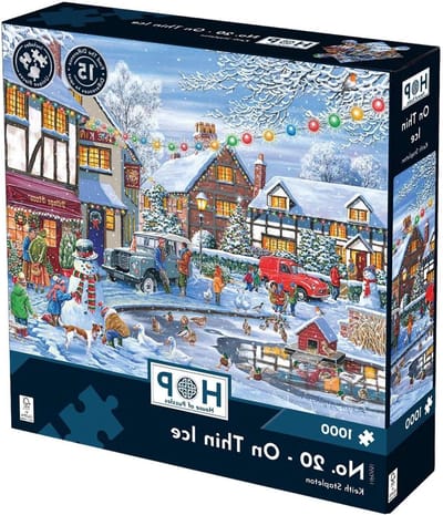 Legpuzzel 1000 stukjes - Vind de verschillen puzzel - Ontspannen tijdverdrijf - Uniek gevormde stukjes - 483mm x 686mm