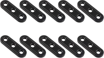 Dailygoods- Tentkoord 10 Stuks - 3-Holes Spanner - Antislip Verstelbaar - Touwbevestiging - Outdoor Activiteit - Kunststof 3,6 x 1,2 x 0,5 cm - Tensioner