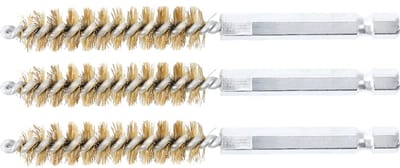 BGS Messingborstel - 11 mm - 1/4 - 3 delig