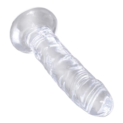 King Cock - Dildo - 15 cm - Transparant