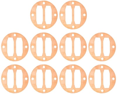 Dailygoods- Cilinderafdichting 10 Stuks - Koperen Pakking - Afdichtingspakking - Buitendiameter 79 mm - Toepasselijke Cilinderdiameter 51 mm - Verzegelingsfunctie
