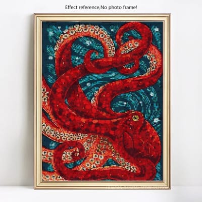 Peinture au Diamant Abstraite 5D Mosaïque Diamant Broderie Diamant Affichage Complet Loisir Et Artisanat 20X30 black