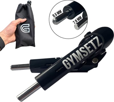 GYMSETZ Dropset pins 9,5mm & 7,8mm - 2 stuks - Beste drop set pin in Europa - Fitness accessoires