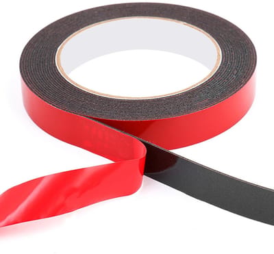 Extra sterke dubbelzijdige montage tape, 5 m x 1 cm, waterdicht en hittebestendig, ideaal voor muren, LED-strips, auto, metaal, kunststof en glas, hoge kleefkracht foam tape