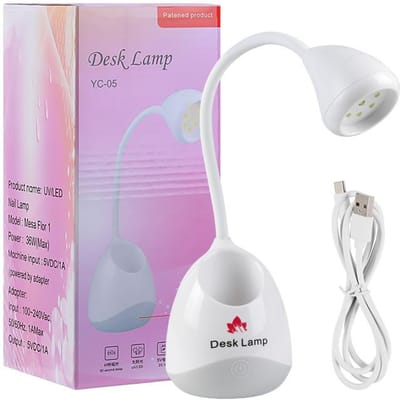Draagbare Nageldroger Snelle Nageldrooglamp Voor Manicure UV Led Lamp Met Nagels Opbergpennenhouder Gel Nagellak Uithardingslamp