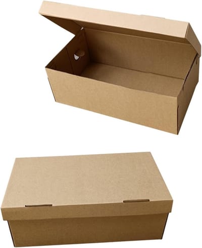 Opbergdozen Karton - Verhuisdozen Geschenkdozen - Bureau Opslag - 3-laags Golfkarton - 28.5x13x9cm - Bruin