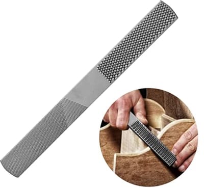 4 in 1 Halve Ronde Platte Rasp voor Hout, Kunststof en Metaal - Handgereedschap voor Timmerwerk