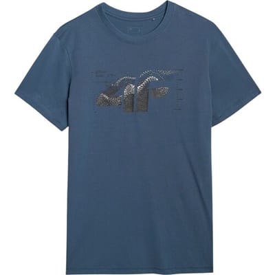 4F T-shirt Heren - Groen - Katoen - Maat S