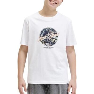 JACK&JONES - JJHONOLULU SHAPE TEE SS CREW NECK JNR - Jongens - T-shirts