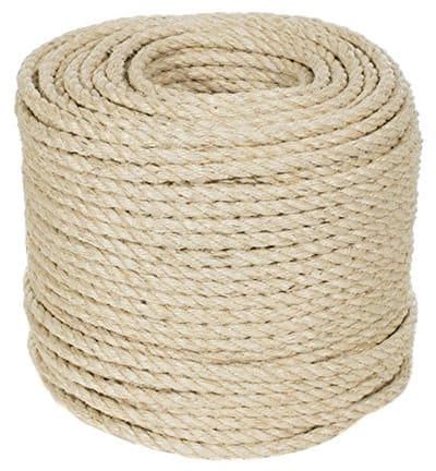 Verkrijgbaar in Diverse Diameters en Lengtes van Twisted Sisal Touw