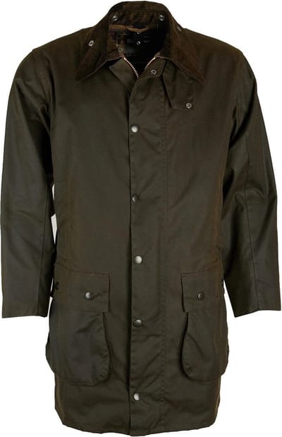 Barbour Northumbria Wax Jas Groen - Maat 56 - Heren - Wax jassen