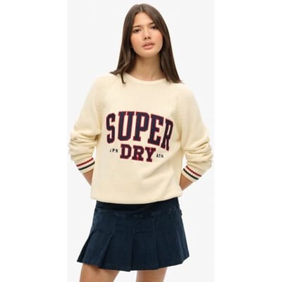 Superdry Geplooide Vintage Minirok van Corduroy Blauw Grootte: 44