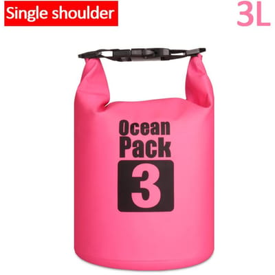 500D Waterdichte Zwemtas Dry Sack 2/5/10/15/20/30L Waterdichte Drijvende Droge Uitrustingstassen Voor Varen Vissen Raften Zwemmen B2 Single shoulder