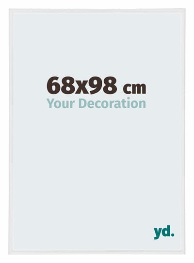 Your Decoration - Puzzellijst 68x98 cm - Wit Hoogglans - Puzzellijst 1500-2000 stukjes - Kunststof Fotolijst - Annecy