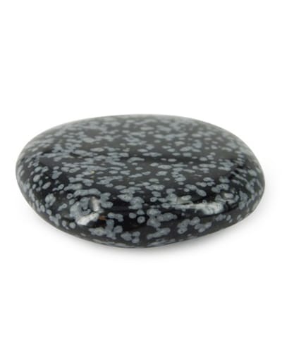 Obsidiaan sneeuwvlok zaksteen