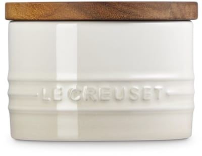 Le Creuset Signature Voorraadpot Met Houten Deksel 0,20 Liter Meringue