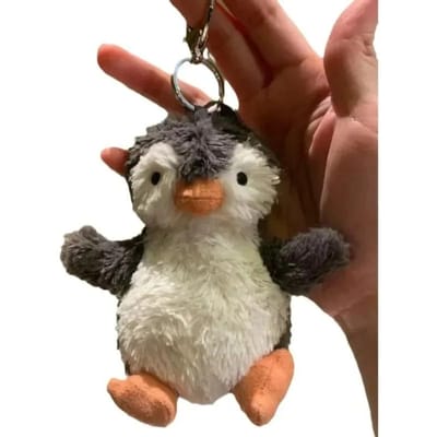 Nieuwe Pinguïn Tas Decoratie Pluche Speelgoed Cadeau Sleutelhanger Schattige Pop Hanger Lieve Pinguïn Poppen Vakantie Verjaardagscadeau black