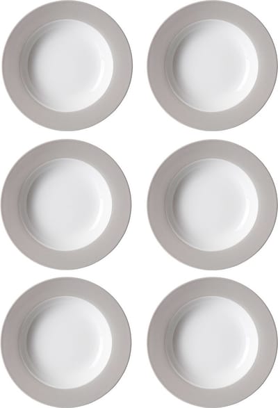 Suppenteller Doppio ø 22 cm Set van 6