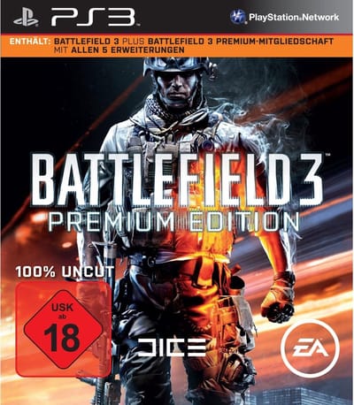 Electronic Arts Battlefield 3 Premium Edition, PS3 Duits PlayStation 3
