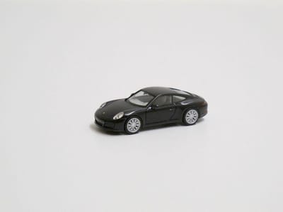 Herpa 1/87 Porsche 991 Carrera 4S,  zwart metallic
