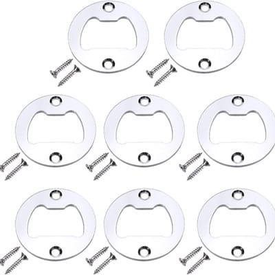 Oneay 16-delige doe-het-zelf flesopener accessoire set van roestvrij staal, inclusief schroeven en andere bevestigingsonderdelen.
