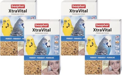 4x Beaphar XtraVital Parkiet- Vogelvoer - 1kg