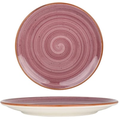 Bonna Dessertbord - Aura Blackberry - Porselein - 21 cm - set van 6