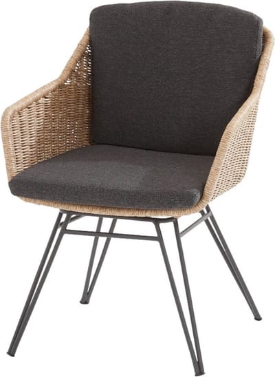 Bohemian dining tuinstoel beige Taste 4SO  - 1 stuk