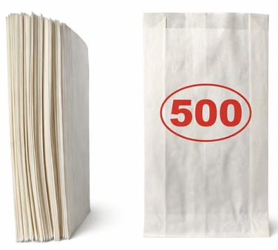 Dailygoods- Papieren Zakken 20x12cm - Kraftpapier - Cadeauzakjes - Voedselzakken - Popcornzakjes - Feestzakjes - Geschikt voor alle leeftijden